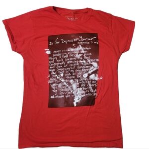 2 Pac Graphic Tee Red